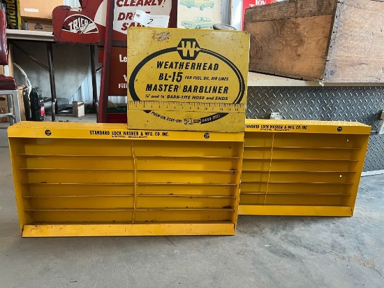 2 (3) Yellow Cabinets