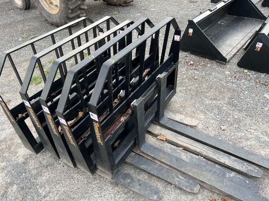 7 New Tomahawk 2800lb Pallet Forks