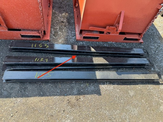 1153 84in Light Duty Fork Extensions