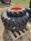 174 Set of (4) Ag Tires for Kubota L-Series