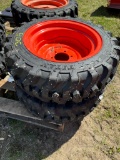 306 Pair of 23x8.5-14 Skid Steer Tires