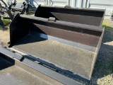 155 84in Skid Steer Snow/Litter Bucket