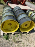 2341 Pair of New John Deere 12x38 Rims w/ 8-Bolt Centers