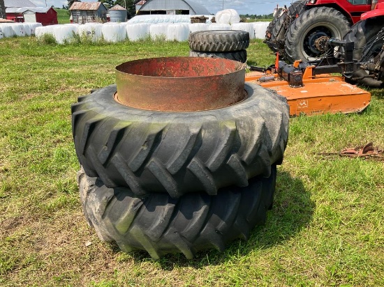 100 Pair of 18.4-38 Duals with Hardware