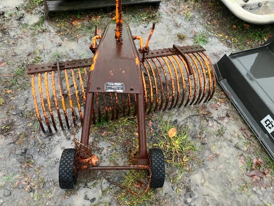 5897 5ft York Rake w/ Blade