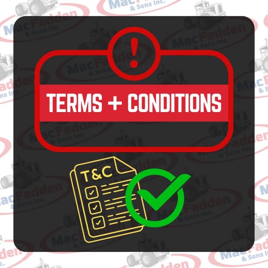 READ OUR TERMS OF SALE