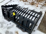 37 2022 Titan Skid Steer Rock Bucket