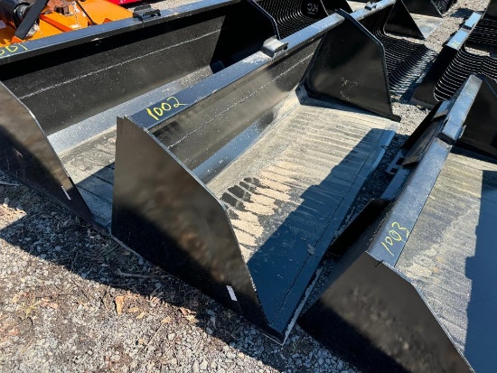 1002 84in Skid Steer Snow/Litter Bucket