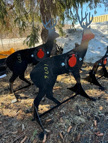 1076 3/8in AR500 Steel Deer Shooting Target