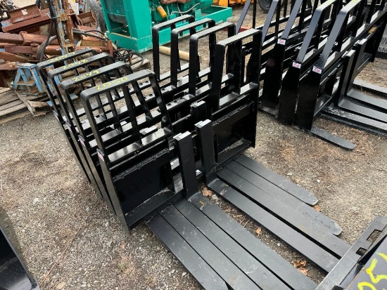 2048 Set of New 48in Kivel 4200lb Pallet Forks