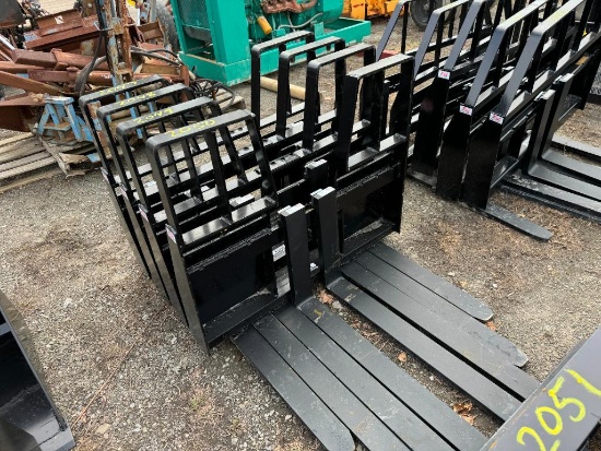 2050 Set of New 48in Kivel 4200lb Pallet Forks
