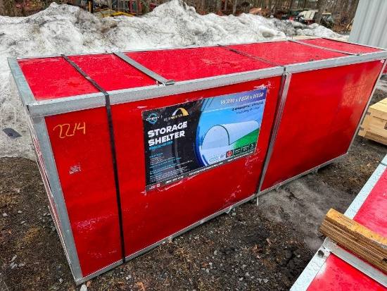 2214 New Gold Mountain Dome Storage Shelter