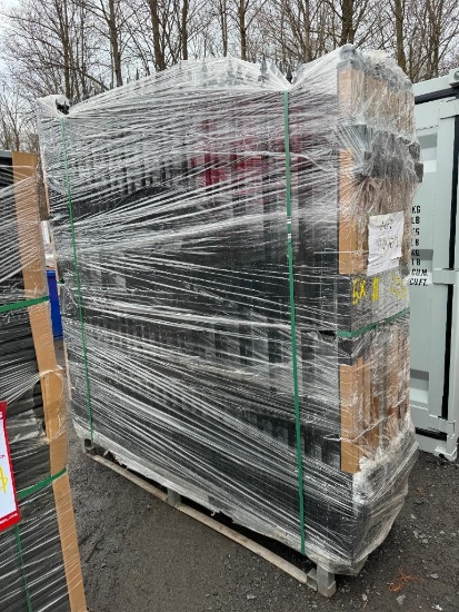 2230 (5) Sets of New 14ft Bi-Parting Iron Gates