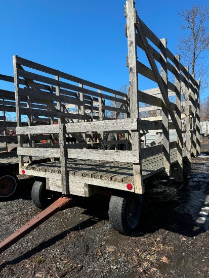 6154 Wooden Kicker Wagon on Gear