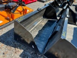 1001 84in Skid Steer Snow/Litter Bucket