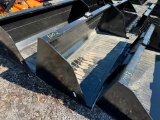 1002 84in Skid Steer Snow/Litter Bucket