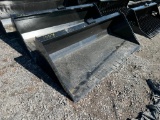 1004 78in Skid Steer Bucket w/ Blade