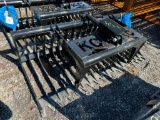 1013 76in Single Cylinder Skeleton Grapple Bucket