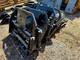 1037 45in Skid Steer Fork Frame w/ 42in Forks