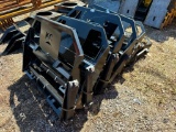 1038 45in Skid Steer Fork Frame w/ 42in Forks