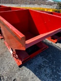 1046 2.0CY Skid Steer Hopper w/ Fork Pockets
