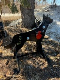 1078 3/8in AR500 Coyote Shooting Target