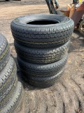 2013 Set of (4) New ST225/75R15 Radial Trailer Tires