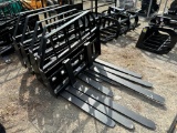 2067 Set of New 48in Kivel 3500lb Pallet Forks