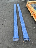 2218 New Pair of Blue Extension Forks