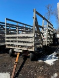 6155 Wooden Kicker Wagon on Gear
