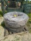 3074 2 Michelin 425-65R 22.5 Tires