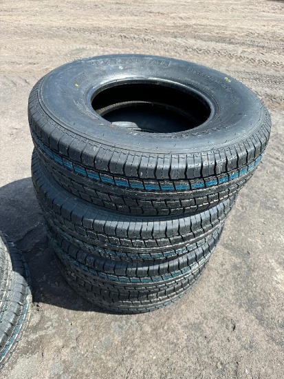 1006 Set of (4) New ST235/85R16 Radial Trailer Tires