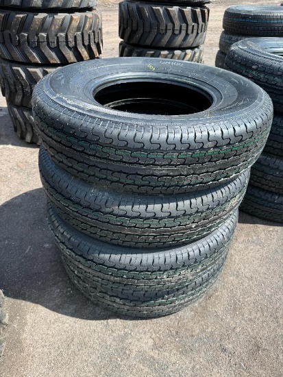 1009 Set of (4) New ST235/80R16 Radial Trailer Tires