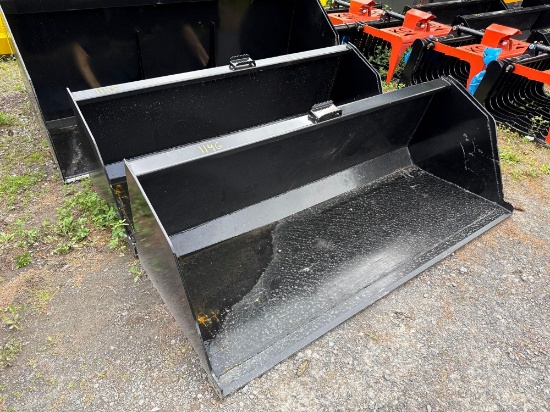 1145 84" QT Skid Steer Snow/Litter Bucket