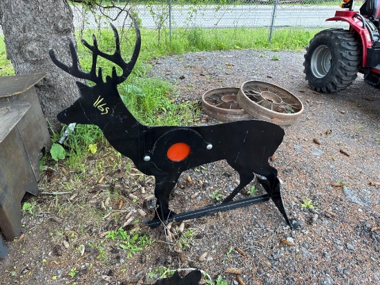 1165 3/8" AR500 Steel Deer Shooting Target