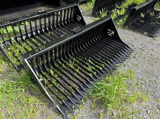 1180 72" Skid Steer Fine Skeleton Bucket