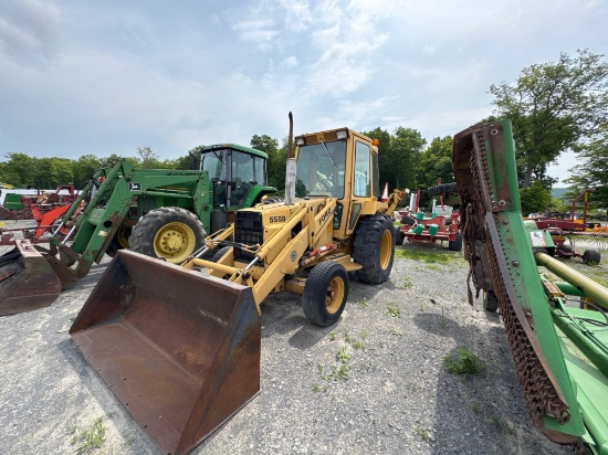 6184 Ford 555 B Loader Backhoe