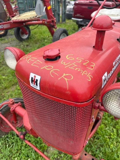 6523 Farmall Cub w/Creeper and Implements