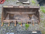 6462 5' SS Bucket with Tooth Bar