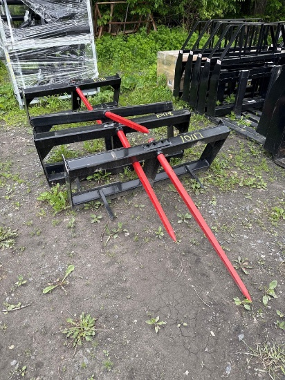 10117 3 Prong Skid Steer Bale Spears