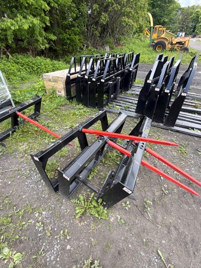 10119 3 Prong Skid Steer Bale Spears