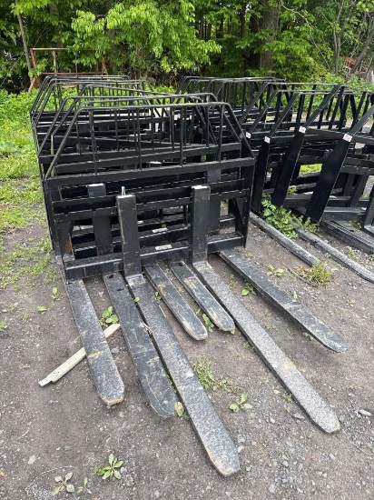 10129 3500lb Skid Steer Pallet Forks