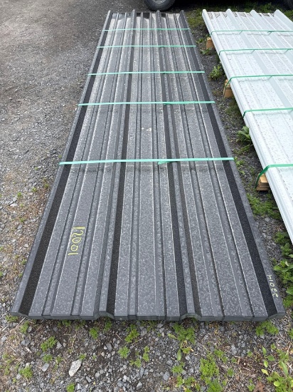 12001 (50) 26 Guage Painted R Panels 12' x 3' -Black