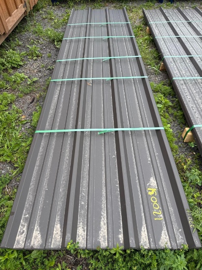 12004 (50) 26 Guage Painted R Panels 12' x 3' -Gray