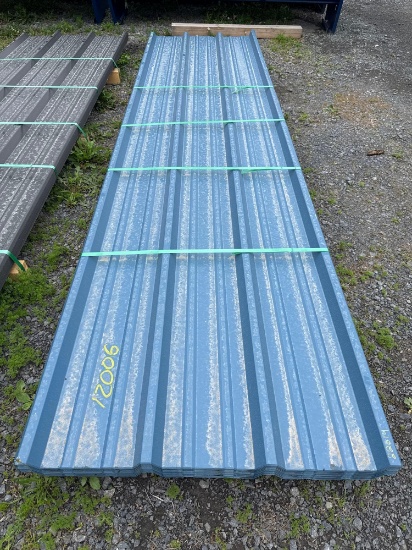 12006 (50) 26 Guage Painted R Panels 12' x 3' -Blue