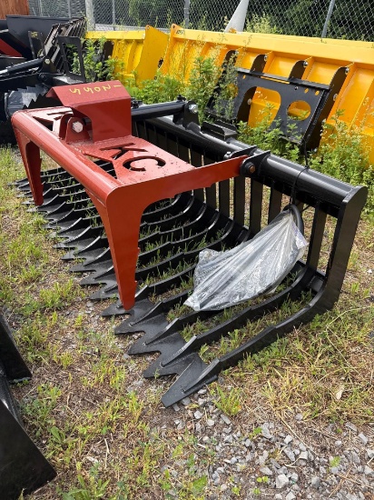 12055 76 in. Single Cylinder Skeleton Grapple Bucket