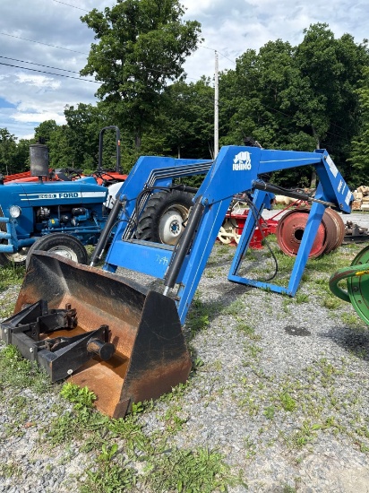 7494 Rhino 102QX Loader w/Valve, Brackets & Hardware, Skid Steer Quick Attach off Ford 5610