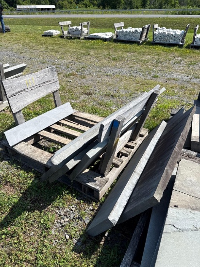 111 Pallet of Mixed Bluestone Pieces