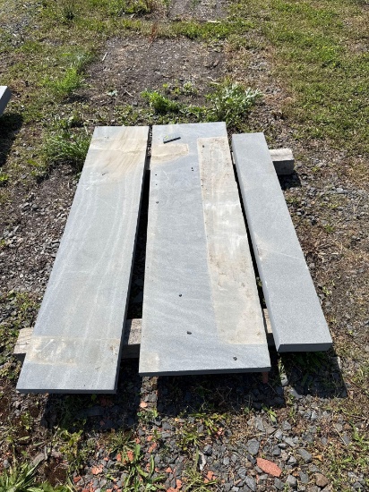 114 3 Large Pieces of Bluestone- All Around 50" in Length