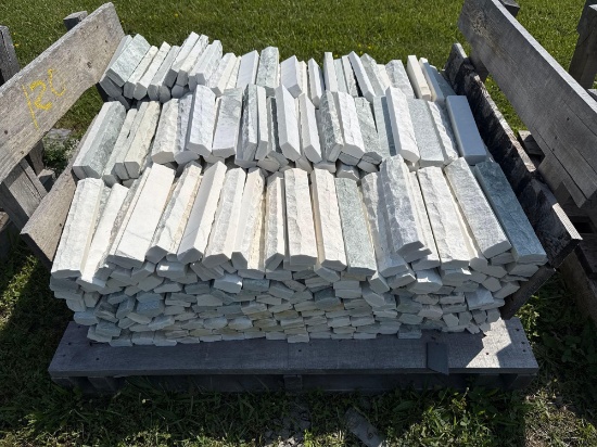120 Pallet of Marble Moulding- 2.25"w x 11.5"l